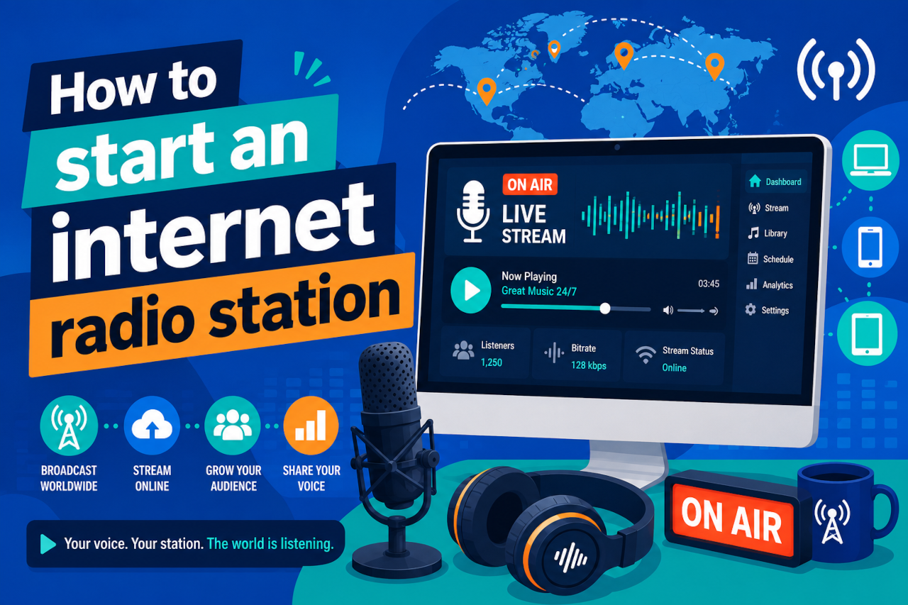 How to start an internet radio station
